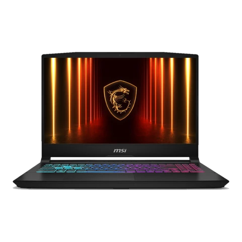 MSI Katana 15 HX B14WEK-001US Intel® Core™ i7 i7-14650HX Portátil 39,6 cm (15.6") Full HD 16 GB DDR5-SDRAM 512 GB SSD NVIDIA GeForce RTX 5050 Wi-Fi 6E (802.11ax) Windows 11 Home Negro